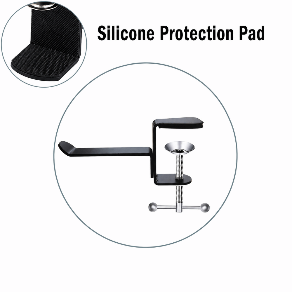 Headset Stand - حامل سماعات رأس معدني إبداعي أسود،
