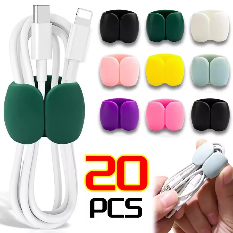 Headset Stand - 10/5/1 قطعة منظم كابلات متعدد الوظائف،