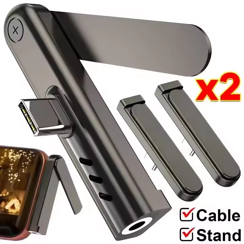 Headset Stand - محول صوت محمول من USB C