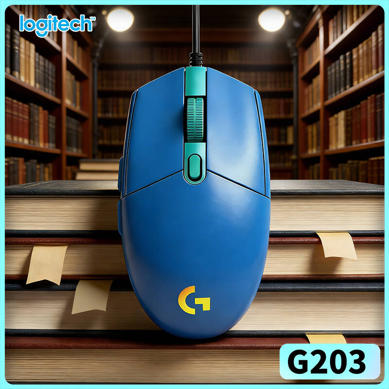 Logitech Mouse G203 - ماوس الألعاب لوجيتك G203 LIGHTSYNC بدقة
