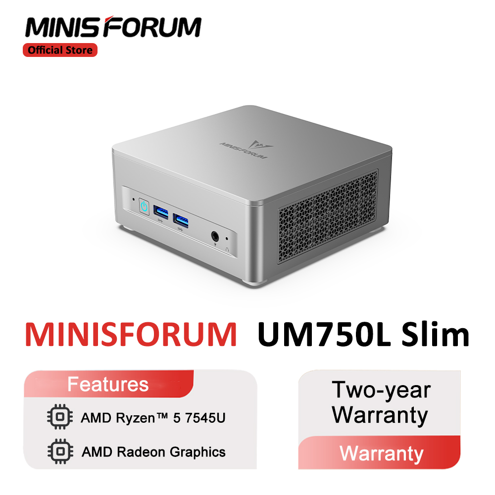 Pc Gaming Ryzen - كمبيوتر صغير MINISFORUM UM750L Slim AMD