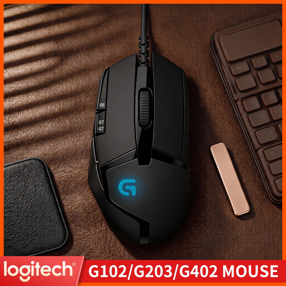 Logitech Mouse G203 - ماوس الألعاب لوجيتك G102 بروديجي، خفيف