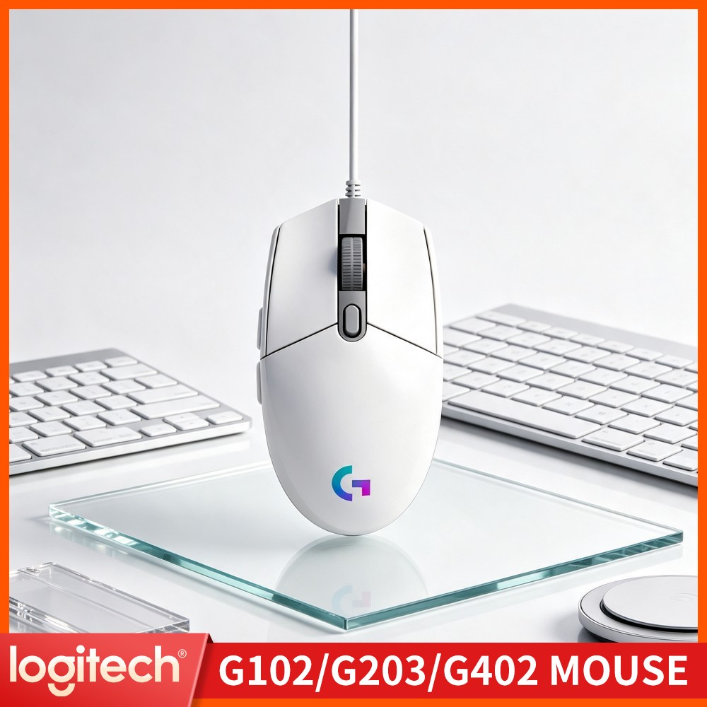 Logitech Mouse G203 - ماوس ألعاب لوجيتك G203 سلكي بستة
