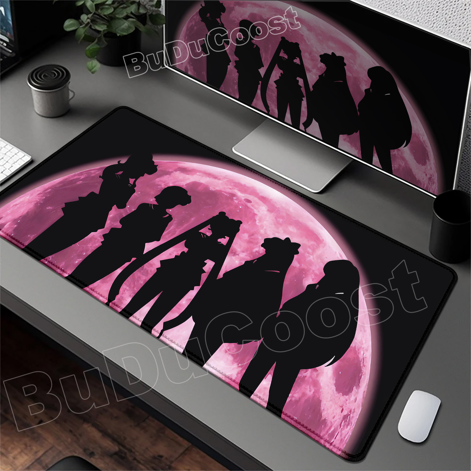 سجادة مكتب وردية جميلة بتصميم  - مراجعة Pc Gaming Pink وسعره