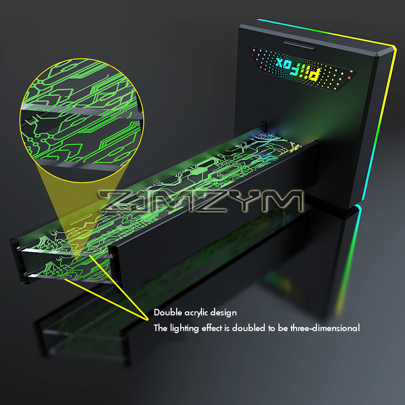 RGB سماعة الألعاب حامل المزدوج - مراجعة Headset Stand وسعره