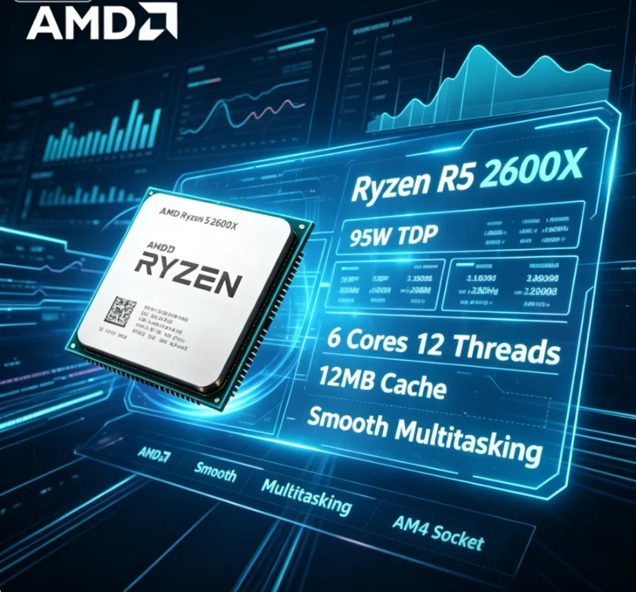 معالج AMD Ryzen 5 2600X R5 260 - مراجعة Pc Gaming Ryzen وسعره