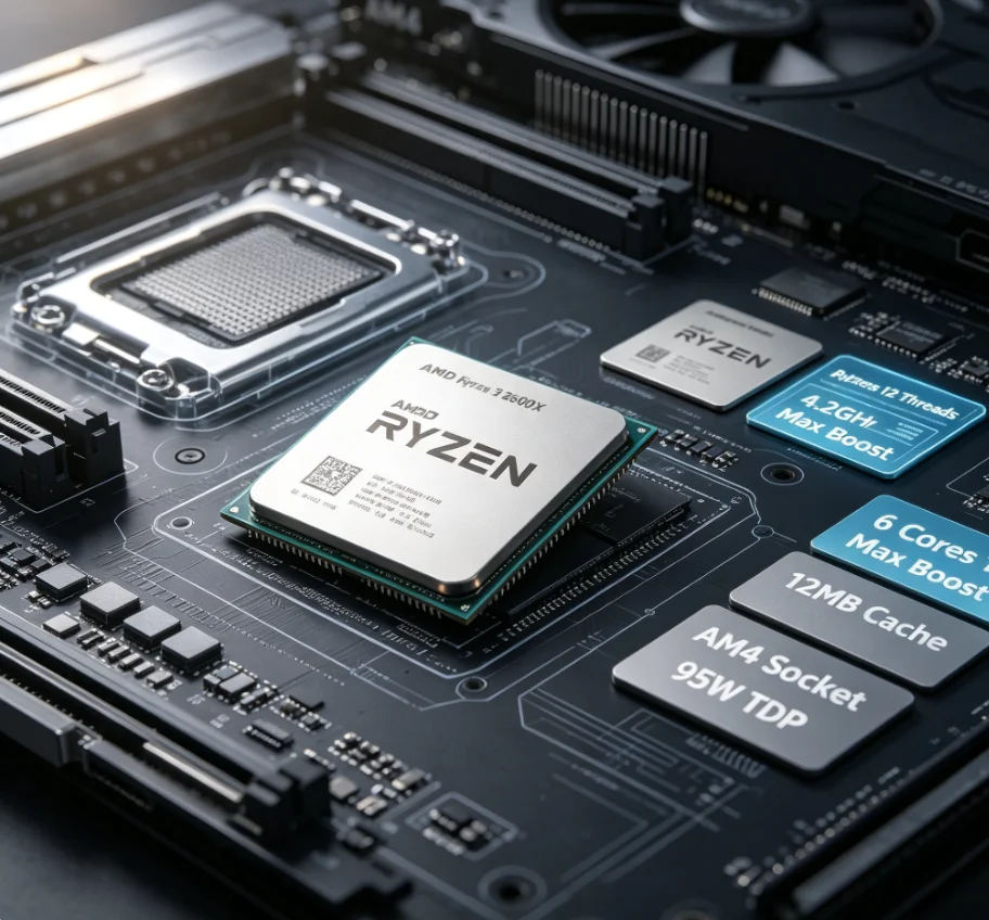 معالج AMD Ryzen 5 2600X R5 260 - مراجعة Pc Gaming Ryzen وسعره