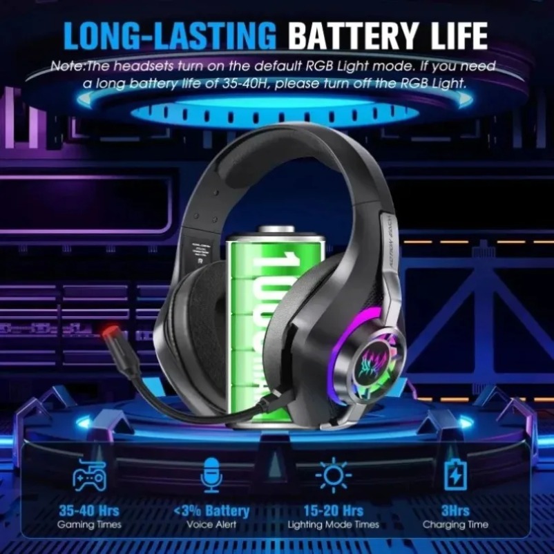 سماعة رأس لاسلكية للألعاب GS40 - مراجعة Pc Gaming Vs Ps5 وسعره