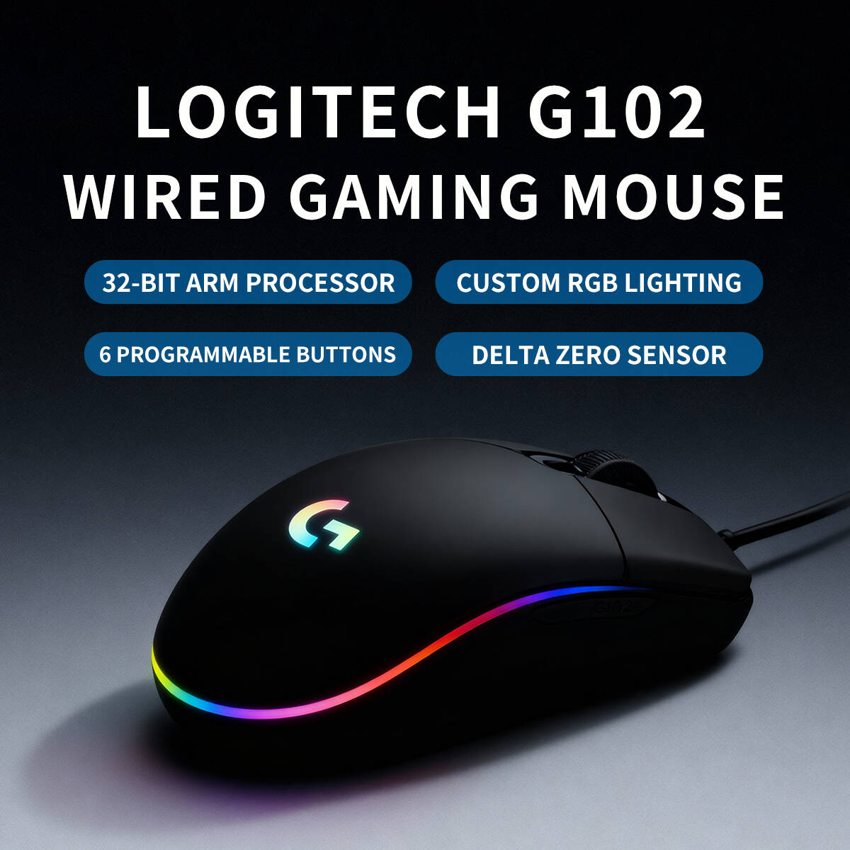 ماوس الألعاب G102 Logitech G20 - مراجعة Logitech Mouse G203 وسعره