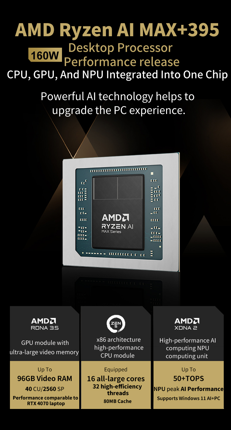 كمبيوتر مكتبي صغير Ryzen AI MA - مراجعة Pc Gaming Ryzen وسعره