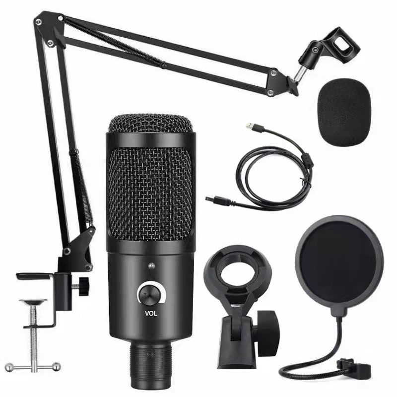 ميكروفون تسجيل بمكثف USB مع حا - مراجعة Pc Gaming Youtube وسعره