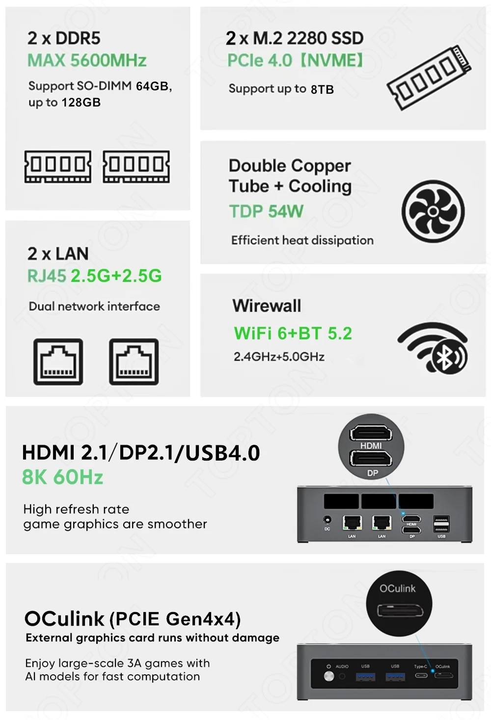 كمبيوتر مكتبي صغير توبتون رايز - مراجعة Pc Gaming Ryzen وسعره