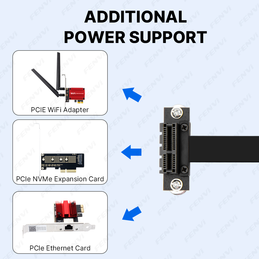 كابل رايزر PCIE X1 بزاوية 90 د - مراجعة Pcie Riser Cable وسعره