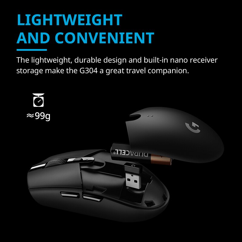 ماوس ألعاب لاسلكي خفيف السرعة  - مراجعة Logitech Mouse G203 وسعره