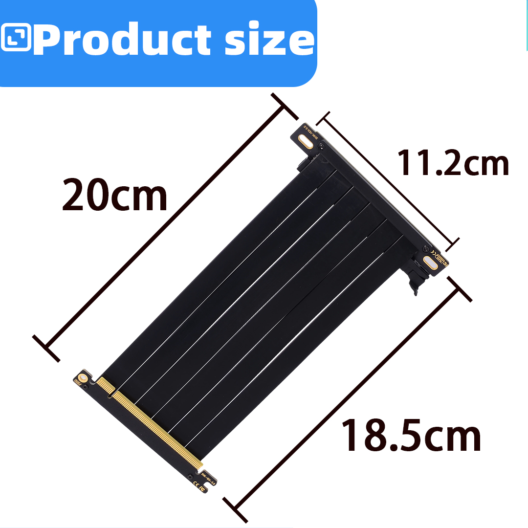 كابل رايزر PCIE 3.0 X16 مزدوج  - مراجعة Pcie Riser Cable وسعره